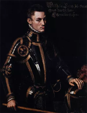 Portrait of William of Orange Oil painting by Anthonis Van Dashorst