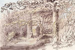 A Folio Of Watercolours And Drawings by Anthony Devis Oil Painting