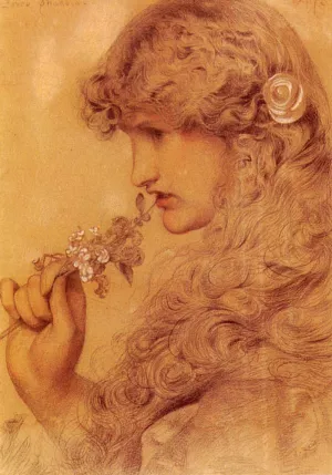 Love's Shadow Oil painting by Anthony Frederick Sandys