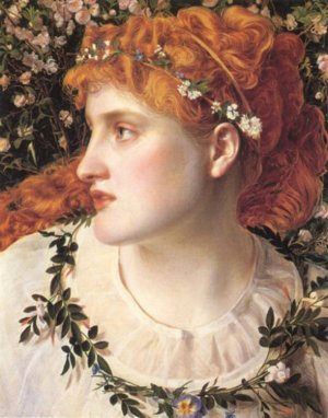 Perdita by Anthony Frederick Sandys Oil Painting