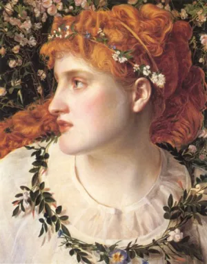 Perdita Oil painting by Anthony Frederick Sandys