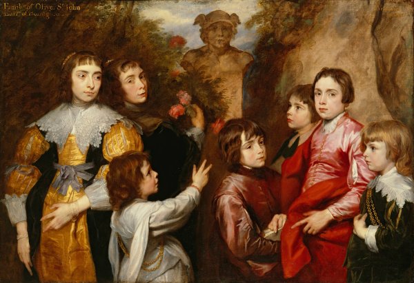 A Family Group  by Anthony Van Dyck - Hand-Painted Oil Painting Reproduction