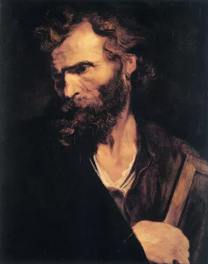 Apostle Jude by Anthony Van Dyck Oil Painting