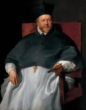 Bishop Jan Van Malderen by Anthony Van Dyck Oil Painting