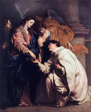 Blessed Joseph Hermann by Anthony Van Dyck Oil Painting