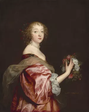 Catherine Howard, Lady d'Aubigny by Anthony Van Dyck Oil Painting