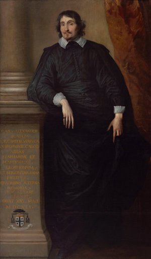 Cesare Alessandro Scaglia di Verrua, Abbe of Staffarda and Mandanici by Anthony Van Dyck Oil Painting
