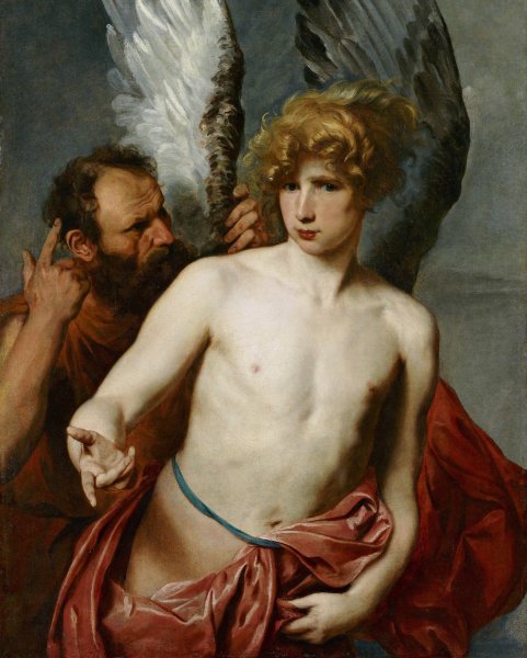Daedalus And Icarus  by Anthony Van Dyck - Hand-Painted Oil Painting Reproduction