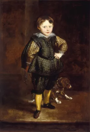 Filippo Cattaneo by Anthony Van Dyck Oil Painting