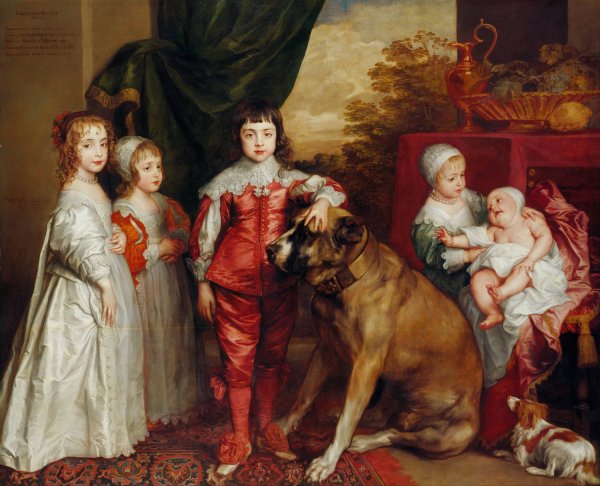 Main Product Photo of Five Eldest Children Of Charles I Painting by Anthony Van Dyck
