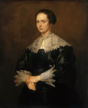 Helena Tromper Du Bois by Anthony Van Dyck Oil Painting
