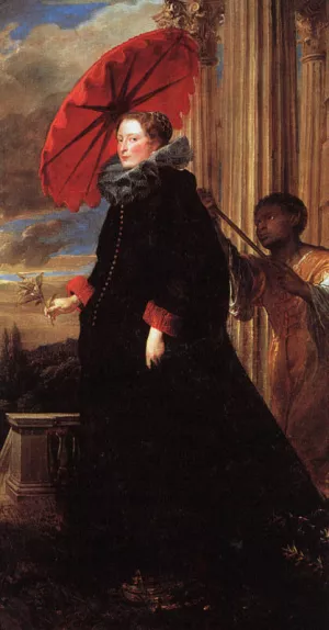 Marchesa Elena Grimaldi by Anthony Van Dyck Oil Painting
