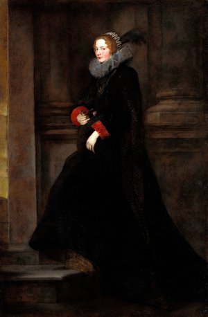 Marchesa Geronima Spinola by Anthony Van Dyck Oil Painting