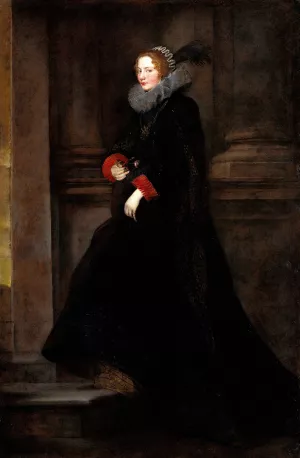Marchesa Geronima Spinola by Anthony Van Dyck Oil Painting