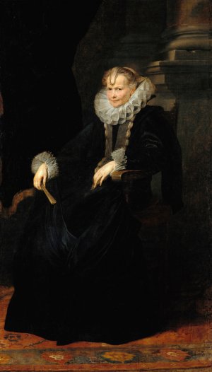 Portrait of a Genovese Lady Oil painting by Anthony Van Dyck