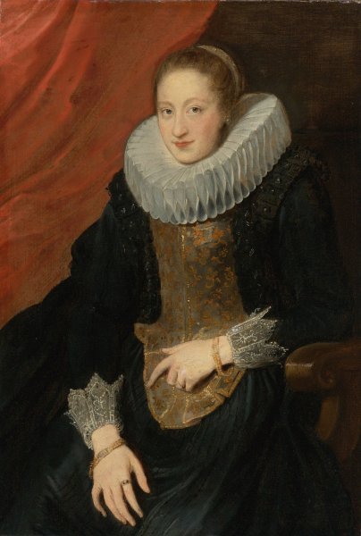 Portrait Of A Lady by Anthony Van Dyck - Hand-Painted Oil Painting Reproduction