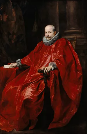 Portrait Of Agostino Pallavicini by Anthony Van Dyck Oil Painting
