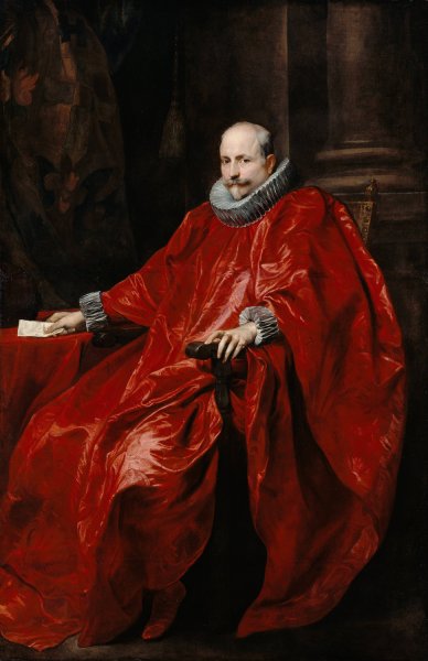 Portrait Of Agostino Pallavicini by Anthony Van Dyck - Hand-Painted Oil Painting Reproduction