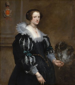 Portrait of Anna Wake by Anthony Van Dyck Oil Painting