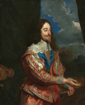 Portrait of Charles I by Anthony Van Dyck Oil Painting