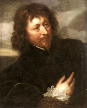 Portrait of Endymion Porter by Anthony Van Dyck Oil Painting