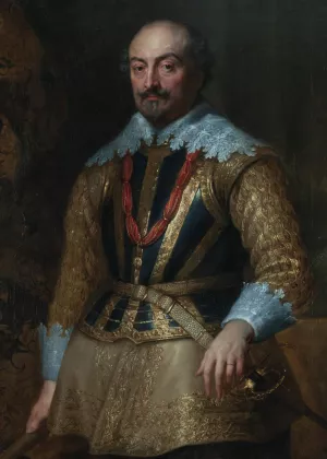 Portrait of John VIII, Count of Nassau-Siegen by Anthony Van Dyck Oil Painting