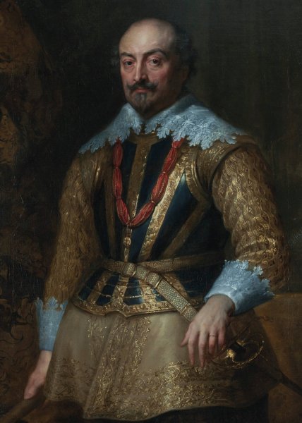 Portrait of John VIII, Count of Nassau-Siegen  by Anthony Van Dyck - Hand-Painted Oil Painting Reproduction