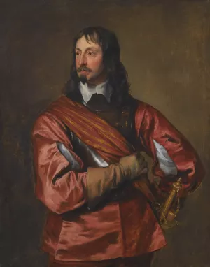 Portrait Of Sir John Mennes by Anthony Van Dyck Oil Painting