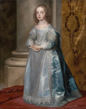 Princess Mary, Daughter Of Charles I by Anthony Van Dyck Oil Painting