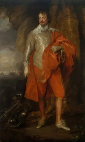 Robert Rich by Anthony Van Dyck Oil Painting
