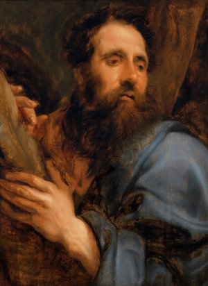 Saint Andrew by Anthony Van Dyck Oil Painting