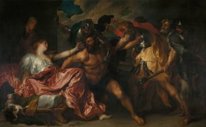 Samson and Delilah by Anthony Van Dyck Oil Painting