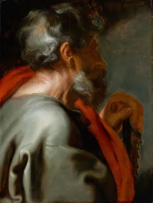 The Apostle Simon by Anthony Van Dyck Oil Painting