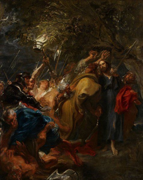 Main Product Photo of The Betrayal of Christ  Painting by Anthony Van Dyck