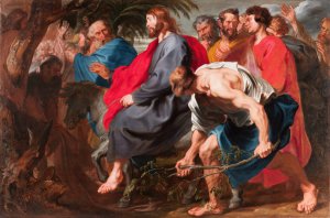 The Entry of Christ into Jerusalem by Anthony Van Dyck Oil Painting