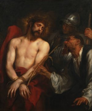The Mocking of Christ by Anthony Van Dyck Oil Painting