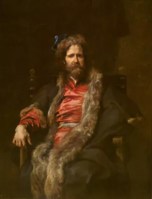 The Painter Martin Ryckaert by Anthony Van Dyck Oil Painting