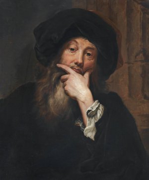 Self Portrait by Anthoon Schoonjans Oil Painting