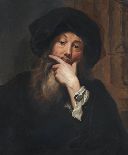 Self Portrait by Anthoon Schoonjans - Hand-Painted Oil Painting Reproduction