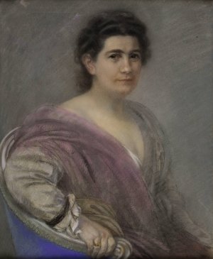 Portrait de Mademoiselle Lucie Berillon by Antoine Bourdelle Oil Painting