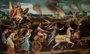 The Triumph Of mars by Antoine Caron Oil Painting