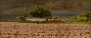 L'orage by Antoine Chintreuil Oil Painting