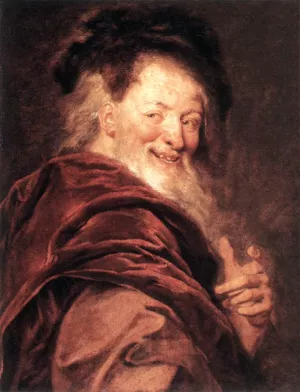 Democritus by Antoine Coypel Oil Painting