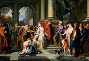 Susannah Accused Of Adultery by Antoine Coypel Oil Painting