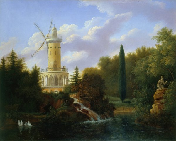 Main Product Photo of Le Moulin de la Folie-Beaujon  Painting by Antoine Guyot