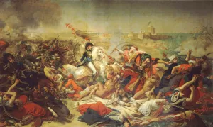 Bataille d'Aboukir, 25 Juillet 1799 by Antoine-Jean Gros Oil Painting