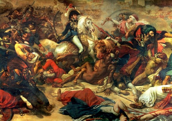 Main Product Photo of Bataille dAboukir, 5 Juillet 1799 Detail Painting by Antoine-Jean Gros