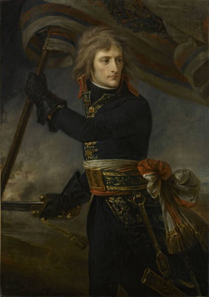 Bonaparte at the Bridge of Arcole  by Antoine-Jean Gros - Hand-Painted Oil Painting Reproduction