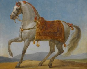 Bonaparte's Arab Stallion, 'Marengo' by Antoine-Jean Gros Oil Painting