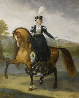 Catharina Wurttemberg-Westphalia Oil painting by Antoine-Jean Gros